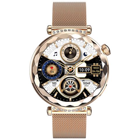 Orologio Connesso Di Cristallo Con Chiamate A Quadrante In Strass E Tracker Della Salute - Foto 1