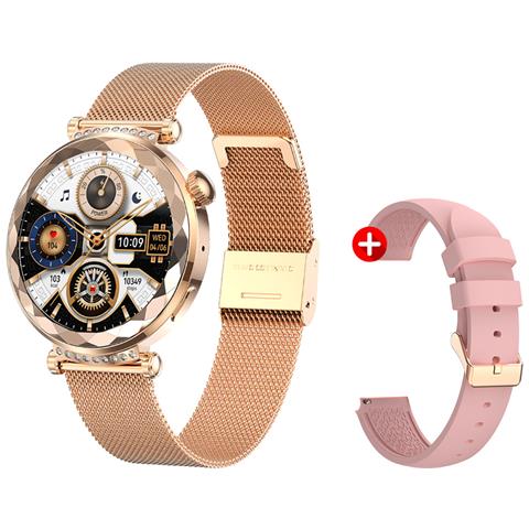 Orologio Connesso Di Cristallo Con Chiamate A Quadrante In Strass E Tracker Della Salute - Foto 2