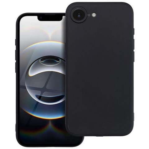 Custodia Tpu Silicone Cover Case Per Apple Iphone 16e Black - Foto 1