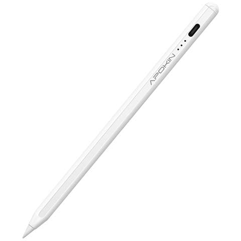 Penna Stilo Compatibile Con Ipad Pro Magnetica, Punta Da 1.5mm, Ricarica Usb-c Ultra Rapida, Bianco - Foto 1