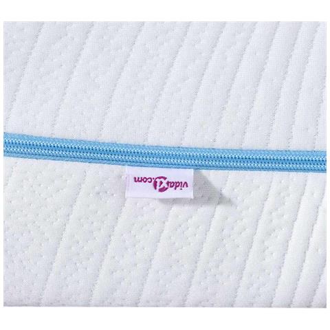 Materasso Bianco 140 x 200 cm Schiuma - Foto 9