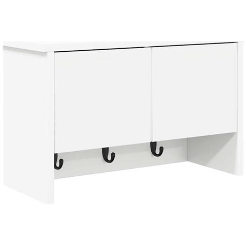 Appendiabiti a muro Bianco 50 x 20 x 30 cm Legno multistrato - Foto 1