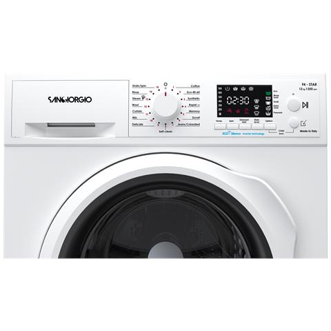 F1012A9 lavatrice Caricamento frontale 10 kg 1200 Giri /min Bianco - Foto 4