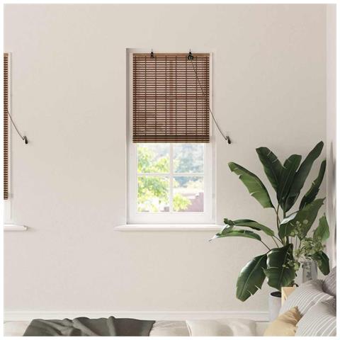 Tenda per Finestra con tende Marrone 60 x 220 cm Bambù - Foto 2