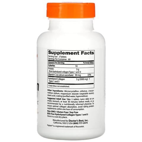 Collagene Di Tipo 1 E 3 1000 Mg 180 Compresse - Foto 2