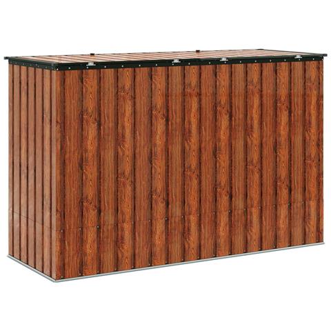 Scatola di Stoccaggio per Giardino Marrone 214 x 82 x 132 cm - Foto 9