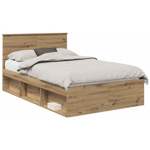 Struttura del letto Rovere Artigianale 120 x 200 cm - Foto 1