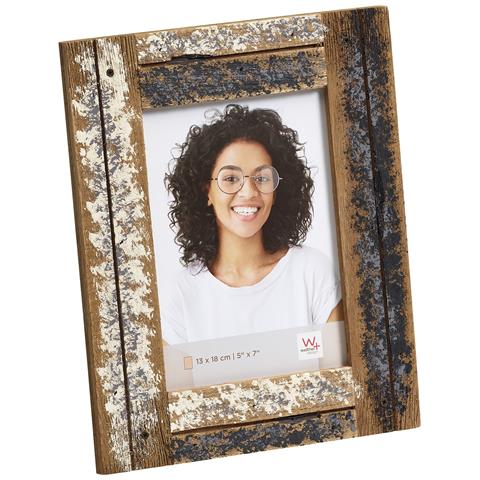 Dupla Cornice Per Ritratti, 13x18 Cm, Crema /blu - Foto 1