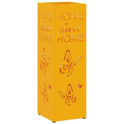 Supporto per Ombrellone Senape 15.5 x 15.5 x 49 cm Metallo - Foto 1