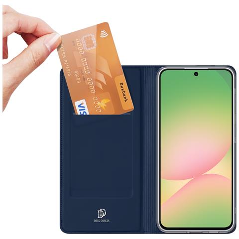 Cover per Galaxy A57 5G - Pelle /PU, Blu - Foto 2
