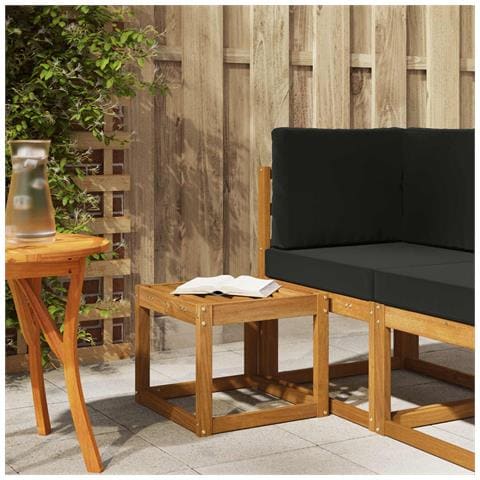Panca Sgabello Naturale 43 x 43 x 37 cm - Foto 2