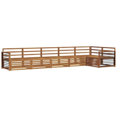 Set di divani da esterno 6 pcs Naturale - Foto 1