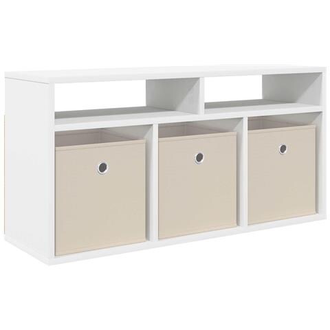 Lowboard con cassetto Bianco 87 x 27,5 x 43 cm - Foto 1