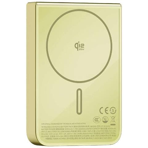 Power Bank - Giallo, 10000 mAh, 25W - Foto 4