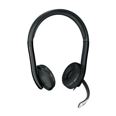 Cuffie con Microfono e Controlli del Volume per PC Connessione USB Nera 217 cm - Foto 4