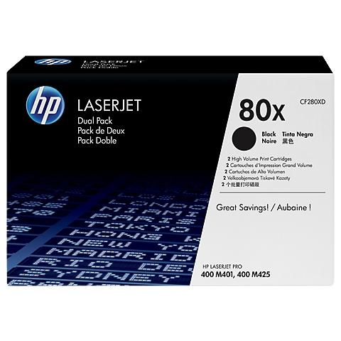 2 Toner Nero Laserjet 80X Cf280XD - Foto 2
