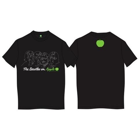 Beatles (The) - On Apple Black (T-Shirt Unisex Tg. L) - Foto 1
