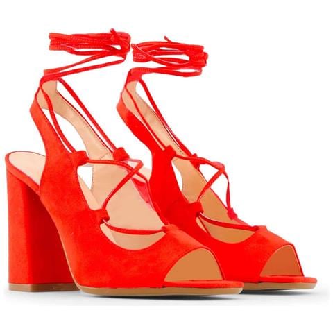 Sandali Marca Modello Linda. Colore Rosso, Calzature Donna. Stagione: Primavera /estate - Eu 36, Disponibile - Foto 6
