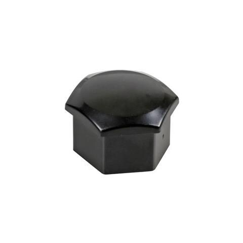 Black Nut Caps, 20 Copribulloni In Abs - Ø 17 Mm - Foto 1