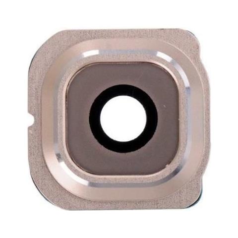 Camera Lens Supporto Posteriore Per Samsung Galaxy S6 Bordo Oro - Foto 1