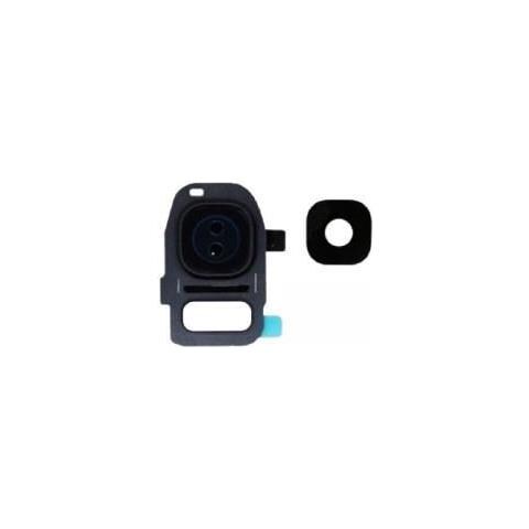 Supporto Posteriore Obiettivo Della Fotocamera Per Samsung Galaxy S7 G930f / S7 Bordo G935f Nero - Foto 1