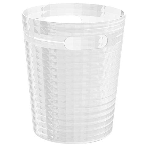 Cestino Portarifiuti / gettacarta Resina Termoplastica (ps) Trasparente 211 X H 254 Mm - Base 165,6 Mm Glady - Foto 1