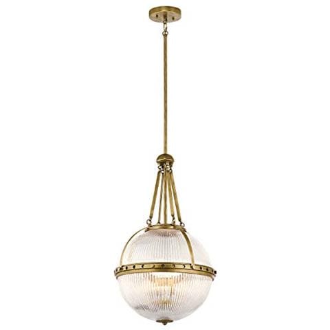 Elstead - Aster 3 Pendant Light - Ottone Naturale Kl / aster / p Nbr - Foto 1