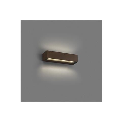 Applique Da Esterno A Led Integrato Up Down Accendino Marrone, 3000k, Ip65 - Foto 1