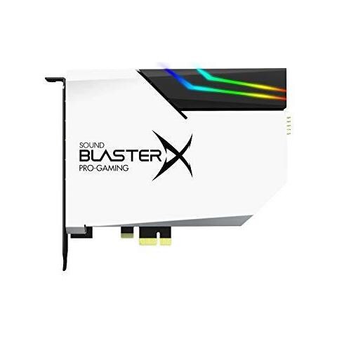 Creative Sound Blasterx Ae-5 Plus Pure Edition Sabre32 Ultra-class A 32-bit 384khz Pci-e Gaming Scheda Audio E Dac Con Dolby Digital E Dts Xamp Discrete Cuffie Bi-amp 122db Snr Strisce Di Rgb Led - Foto 1
