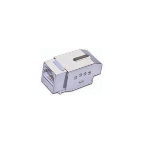 WKS JACK KAT6 LOCK, Metallico - Foto 1