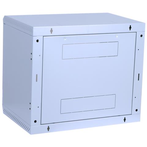 Delta B4S 19" Rack Wall-mount 18U / 400 glass door, A muro, Grigio, 600 x 395 x 900 mm - Foto 1