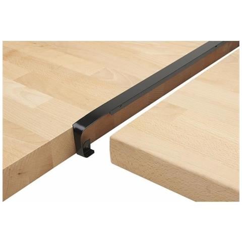 Profilo Di Giunzione Angolare - Alluminio - 2 / 4r 38 Mm R3 / 5 Mm X 670 Mm - Nero - Foto 1