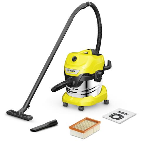 KARCHER Aspiracenere / Polvere / Liquidi / Soffiatore 1000 W- 210 Mbar / 21 Kpa - 20 L