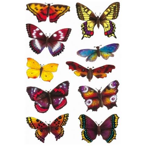 Adesivi Farfalla 20 Pezzi Multicolor - Foto 1