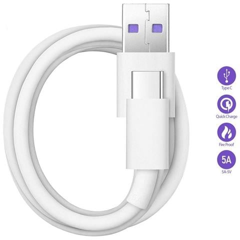 Cavo Dati E Ricarica Type C Originale Ap81 Fast Charging 5a White Bulk - Foto 1