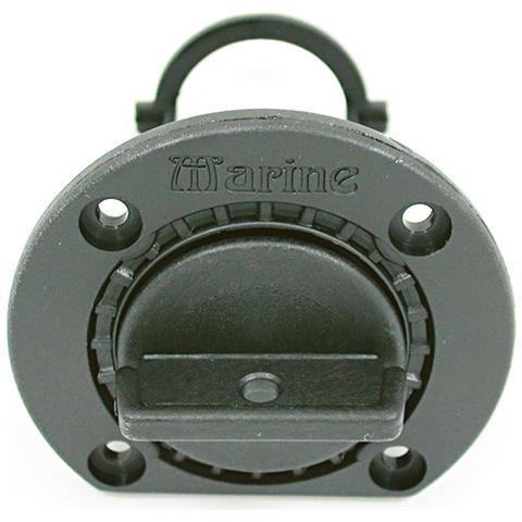 Tappo Scarico Acqua In Nylon La Ghiera Piatta Aderisce Perfettamentee Consente Di Raccogliere Tutta Lacqua. Foro Mm. 35, Esterno Mm. 65. - Foto 1