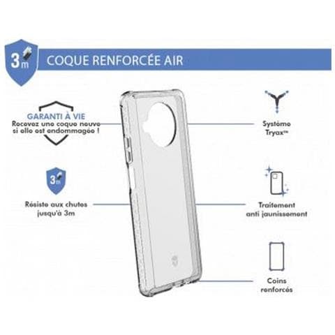 Cover Rinforzata Per Xiaomi Mi 10t Lite Air, Trasparente - Foto 2