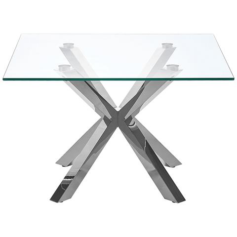 Tavolino Da Caffè Starlight Vetro Temperato Argento - Foto 6