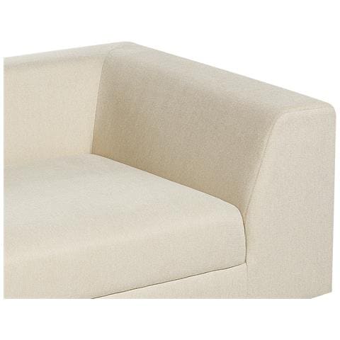 Divano 3 Posti Lermon Tessuto Beige - Foto 2