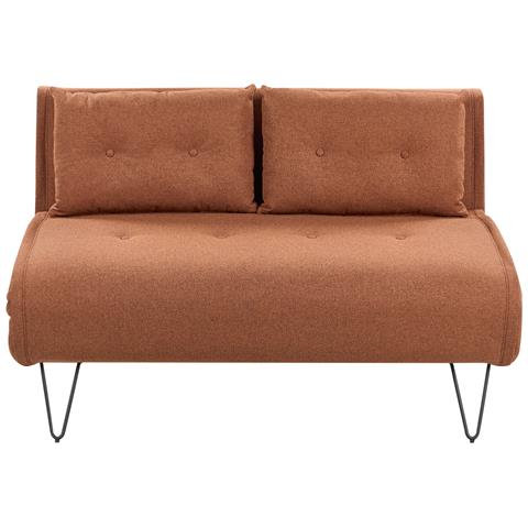 Set Da Salotto 3 Posti Vestfold Tessuto Arancione - Foto 4