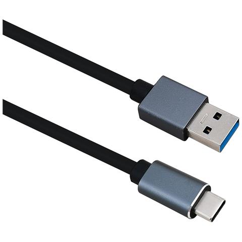 Cavo Di Collegamento, Usb 3.1 A Maschio /usb Type-c Maschio, Premium, 2,0 M, Nero - Foto 1