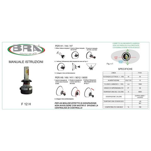 Lampadine Led F12h H1 12v 55w - Foto 3