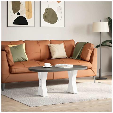 Gambe Tavolino Caffè A X 2 Pz Bianco 28x(42-43) Cm Acciaio - Foto 2