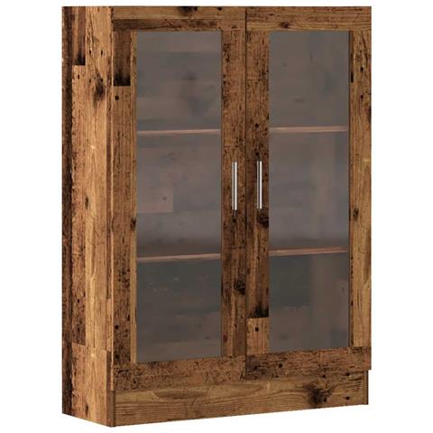 Libreria Legno Antico 82,5x30,5x115 Cm In Truciolato - Foto 2