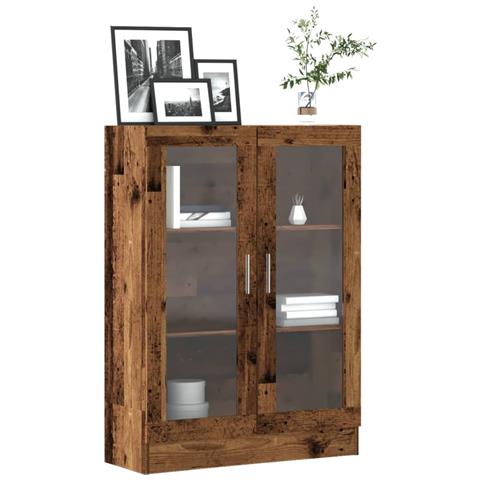 Libreria Legno Antico 82,5x30,5x115 Cm In Truciolato - Foto 1