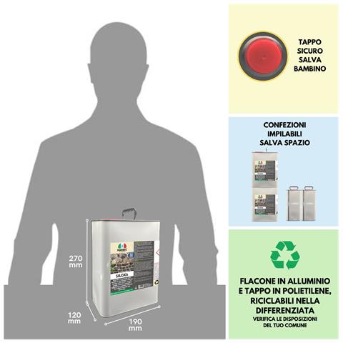 Silox6 5ltx4pz - Protettivo Idrorepellente Silox 6 - Foto 3