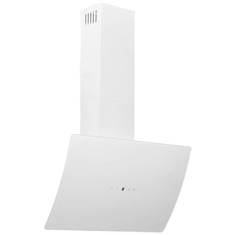 Lusso Casadino -  Cappa A Parete 60 Cm In Acciaio E Vetro Temperato Bianco - Foto 1