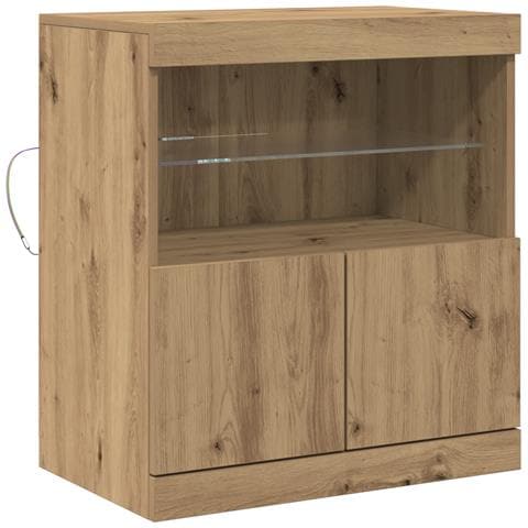 Mobile con luci LED Rovere Artigianale 60x37x67 cm - Foto 1