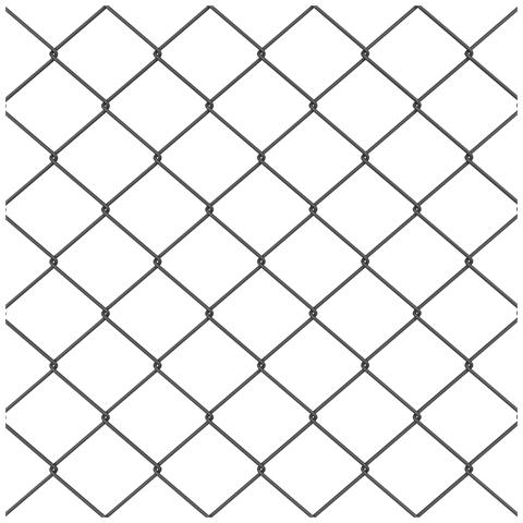 Recinzione in rete metallica con 13 pali flange 0,4x25 m in acciaio zincato - Foto 9