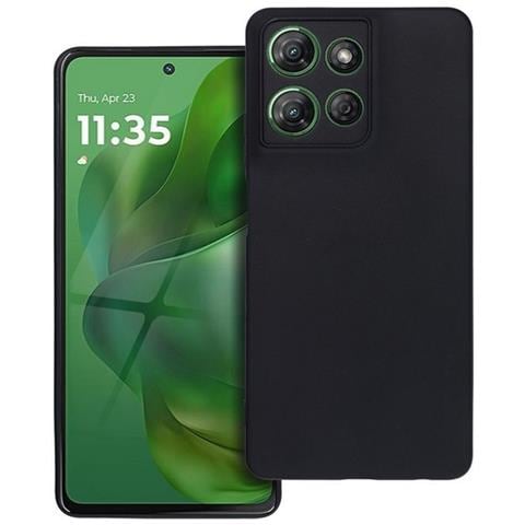 Custodia Tpu Silicone Cover Case Per Motorola Moto G Power 2025 Black - Foto 1